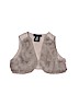 CALVIN KLEIN JEANS 100% Polyester Gray Faux Fur Vest 18-24 MO / 24 MO - photo 1