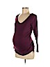 Liz Lange Maternity for Target Burgundy Long Sleeve T-Shirt Size M - photo 1