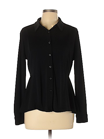 Roz & Ali Long Sleeve Button-Down Shirt (view 1)
