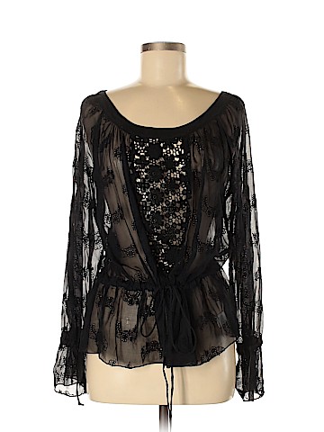 4 Love & Liberty 3/4 Sleeve Silk Top (view 1)