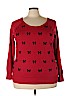 Torrid 100% Cotton Red Pullover Sweater Size 3X (3) - photo 1