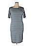 Lularoe Blue Casual Dress Size XL - photo 1