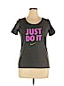 Nike Gray Short Sleeve T-Shirt Size XL - photo 1