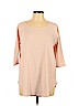 Shop Basic USA Pink 3/4 Sleeve Top Size L - photo 1