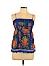 Flying Tomato 100% Rayon Blue Sleeveless Blouse Size L - photo 1