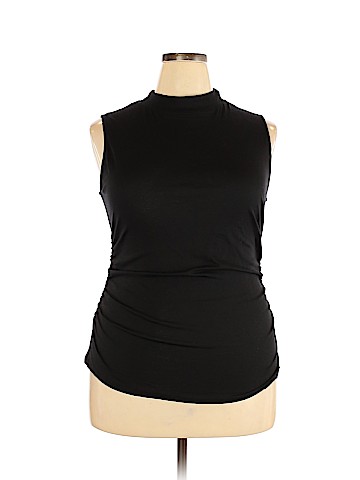 Something Navy Sleeveless Top (view 1)