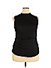 Something Navy 100% Cotton Black Sleeveless Top Size XXL - photo 1