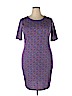 Lularoe Purple Casual Dress Size 2X - photo 1