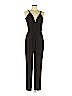 H&M 100% Polyester Black Jumpsuit Size 12 - photo 1