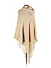 BCBGMAXAZRIA 100% Acrylic Ivory Poncho One size - photo 1