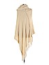 BCBGMAXAZRIA 100% Acrylic Ivory Poncho One size - photo 2
