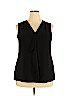 Roz & Ali Black Sleeveless Top Size 2X - photo 1