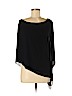 Adrienne 100% Polyester Black Short Sleeve Blouse Size M - photo 1