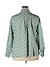 Reitmans 100% Cotton Teal Long Sleeve Button-Down Shirt Size 2X - photo 2