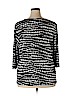 Susan Graver Black 3/4 Sleeve Top Size 2X - photo 2