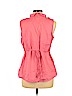 Merona 100% Cotton Pink Sleeveless Blouse Size L - photo 2