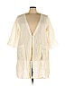 VIVID 100% Linen Ivory Jacket Size 4X - photo 1