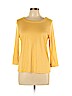 Talbots Yellow Long Sleeve Top Size L (petite) - photo 1