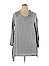 Krazy Kat 100% Rayon Gray 3/4 Sleeve Top Size XL - photo 1