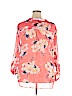 Kut from the Kloth 100% Polyester Pink Long Sleeve Blouse Size 2X - photo 2