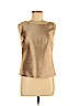 Talbots Tan Sleeveless Silk Top Size 6 (petite) - photo 1