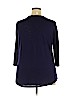 Lane Bryant Purple 3/4 Sleeve Top Size 22 - 24 Plus - photo 2