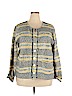 Skies Are Blue 100% Cotton Yellow Cardigan Size 2X - photo 1
