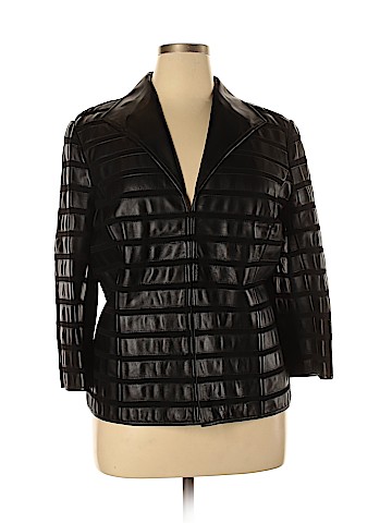 Lafayette 148 New York Leather Jacket (view 1)