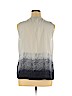Banana Republic Factory Store 100% Polyester Blue Sleeveless Blouse Size XL - photo 2