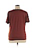 Collection Burgundy Short Sleeve Top Size 0X - photo 2