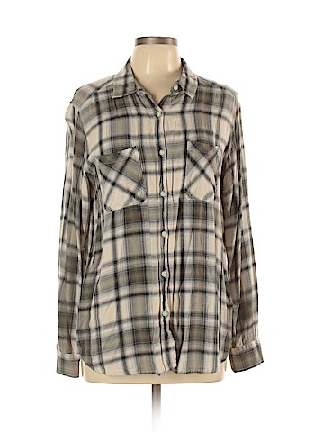 Mossimo Supply Co. Long Sleeve Button-Down Shirt (view 1)