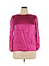 Talbots 100% Silk Pink Long Sleeve Silk Top Size 16 (petite) - photo 1