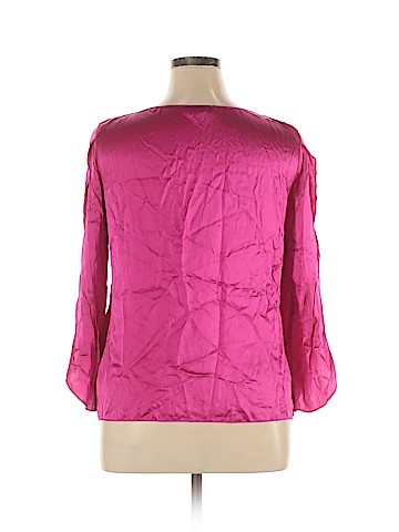 Talbots Long Sleeve Silk Top (view 2)