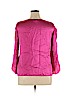 Talbots 100% Silk Pink Long Sleeve Silk Top Size 16 (petite) - photo 2