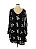 Free People 100% Rayon Black Casual Dress Size S - photo 1