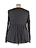 Torrid 100% Cotton Gray Long Sleeve Top Size 3X Plus (3) - photo 2