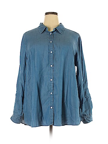 Charter Club Long Sleeve Button-Down Shirt (view 1)