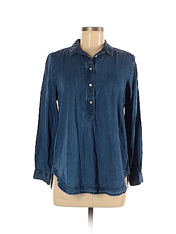 Ann Taylor LOFT Long Sleeve Button-Down Shirt (view 1)