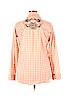 Rock 100% Cotton Pink Long Sleeve Button-Down Shirt Size XL - photo 2