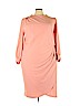 ELOQUII 100% Polyester Pink Casual Dress Size 22 - photo 1