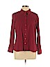 Apt. 9 Red Long Sleeve Button-Down Shirt Size L (petite) - photo 1