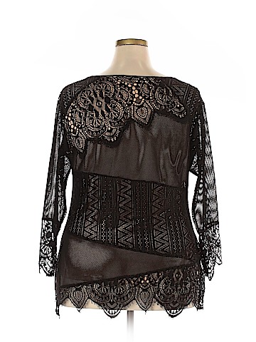 Lane Bryant 3/4 Sleeve Blouse (view 2)