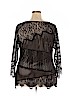Lane Bryant Black 3/4 Sleeve Blouse Size 18 - 20 Plus - photo 2