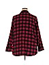 Woman Within 100% Cotton Red Long Sleeve Button-Down Shirt Size 22 (1X) - photo 2