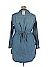 Universal Thread 100% Cotton Blue Casual Dress Size XXL - photo 2