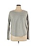 90 Degree by Reflex Gray Long Sleeve Top Size XL - photo 1