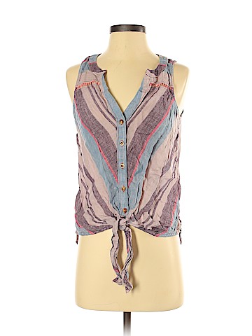 Maeve by Anthropologie Sleeveless Button-Down Shirt (view 1)