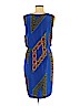 ETRO 100% Silk Blue Casual Dress Size EU (IT) 44 / US 8 - photo 2