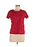 DKNY 100% Cotton Red Short Sleeve Top Size M - photo 1