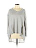 Deletta Gray 3/4 Sleeve Top Size L - photo 1